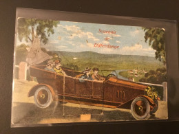 Luxembourg Luxemburg Differdange Leporello Voiture 1924 - Differdange