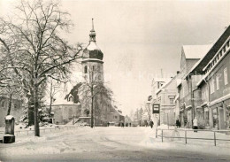 Olbernhau Erzgebirge Kirche Platz - Olbernhau