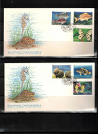 Greece 1981 Fishes+Butterflies FDC - FDC