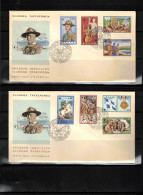 Greece 1960 50th Anniversary Of The Greece Scouting FDC - FDC