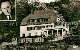 Rhoendorf Wohnhaus Alt Bundeskanzler Dr Konrad Adenauer Portrait - Bad Honnef