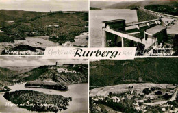 Rurberg Panorama Mit Obersee Rurtalsperre Schwammenauel Urftsee Burg Vogelsang F - Simmerath