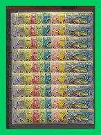 70 Umm Al Qiwain Lot De 100 Series N° 189/197 Poissons (Fish) Poste Aérienne (airmail Pa) Neuf ** Mnh - Collections (sans Albums)