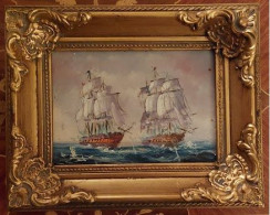 Marine Animée Du XVIII-XIXe Siècle - Oils