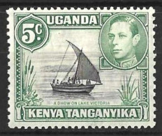K.U.T.......KING GEORGE VI...(1936-52..).....5c.....SG132.....TONED GUM......MH....... - Kenya, Ouganda & Tanganyika