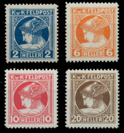 ÖSTERREICH UNGARISCHE FELDPOST Nr 49A-52A Postfrisch X73AD4A - Autres & Non Classés
