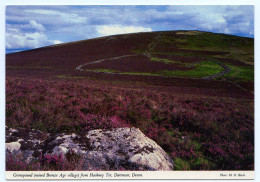 GRIMSPOUND, RUINED BRONZE AGE VILLAGE, FROM HOOKNEY TOR, DARTMOOR, DEVON (JOHN HINDE) (10 X 15cms Approx.) - Dartmoor