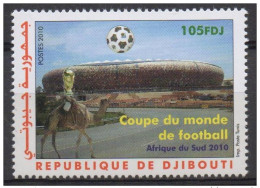 Djibouti Dschibuti 2010 Mi. 814 ** Neuf MNH Coupe Du Monde Football Soccer World Cup FIFA South Africa Fußball WM RARE - 2010 – Zuid-Afrika