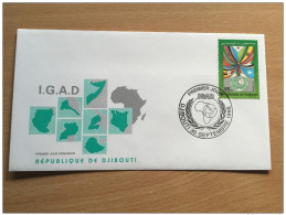 Djibouti Dschibuti 1998 FDC IGAD Mi. 670 - Covers