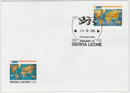 Sierra Leone 2019 Mi. ? FDC Joint Issue 20e Anniversaire EMS 20 Years Emission Commune E.M.S. UPU - Sierra Leone (1961-...)