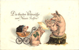 Neujahr - Schweine - Varkens
