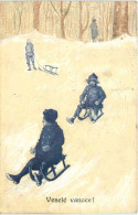 Rodeln - Vesele Vanoce - Wintersport