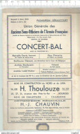 CE / Vintage / Old French Theater Program 1935 / RARE Programme Concert Bal BOURGES PALMARIUM-SERAUCOURT WW2 - Programas