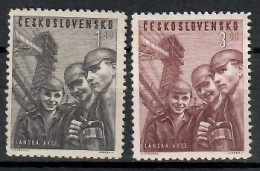 Czechoslovakia 1951 Mi 653-654 MNH  (ZE4 CSK653-654) - Usines & Industries