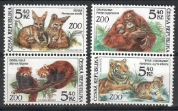 Czech Republic 2001 Mi 299-302 MNH  (ZE4 CZRpar299-302) - Bears