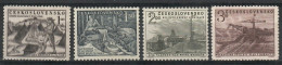 Czechoslovakia 1952 Mi 757-760 Mh - Mint Hinged  (PZE4 CSK757-760) - Usines & Industries
