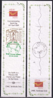 'Earth Day' Tied Cancellation On Bookmark, Environment Protection Globe Map Tulsi Traditional Medicinal Plant India 2025 - Autres & Non Classés