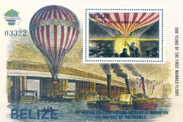 Bicentenario Del Primo Volo Umano 1983. - Belize (1973-...)