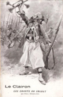 FANTAISIES - Le Clairon - Les Chants Du Soldat - Carte Postale Ancienne - Männer