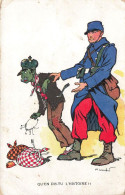 FANTAISIES - Quand Dis-tu L'histoire - Colorisé -  Carte Postale Ancienne - Männer