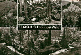 Tabarz Waldpartie Lauchagrund Bach Felsen - Tabarz