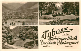 Tabarz Teilansichten Erholungsort Landschaftspanorama - Tabarz