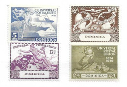 DOMINICA - 1949 - COMPLET MH SET - UPU - Dominique (1978-...)