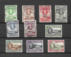 GOLD COAST   - 1938/41 - LOT OF STAMPS FROM SAME SET - Côte D'Or (...-1957)