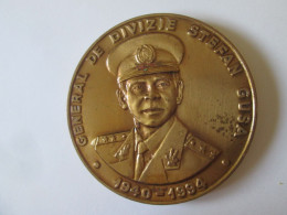 Medaille Roumanie:Major-General St.Gusa 1940-1994/Romanian Medal:Major General St.Gusa 1940-1994,dm=60 Mm,w/p=115 Gr - Other & Unclassified