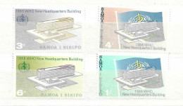SAMOA - MNH -  1966 - COMPLET MNH SET - WHO Headquarters - Samoa