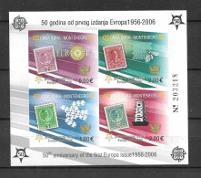 MONTENEGRO - MNH - EUROPA CEPT - 2006    COMPLET SHEETS OF IMPERFORATED OF 4 MNH STAMPS - Montenegro
