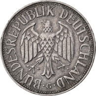 République Fédérale Allemande, Mark, 1964, Karlsruhe, Cupro-nickel, TTB - 1 Marco