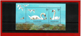 DANEMARK - 2019 - Y&T N°F1926 - MI N°BL72 - EUROPA - FEUILLET DE 2 TIMBRES  NEUFS ** - MNH - OISEAUX - Blocs-feuillets
