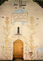 91 - Milly La Foret - Intérieur De La Chapelle Saint Blaise Décorée Par Jean Cocteau - Art Peintures Murales - La Porte - Milly La Foret