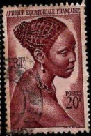 AEF Poste Obl Yv:225 Mi:279 Jeunne Fille Bacongo (Beau Cachet Rond) - Gebruikt