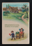 Kinder Wagen,  Die Blumen Die Mein Kärtchen Schmücken Ergoldsbach 15.12.1918 - Hold To Light