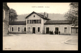 55 - LIGNY-EN-BARROIS - FACADE DE LA GARE DE CHEMIN DE FER - EDITEUR BAZAR LINEEN - Ligny En Barrois