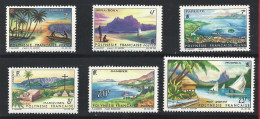 1964 POLINESIA, Paesaggi Polinesiani, N. 30/34 + PA 9, MNH** - Autres & Non Classés