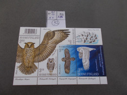 TIMBRE.FINLANDE.BLOC FEUILLET N°19.CATALOGUE YVERT.N**.OISEAUX RAPACES NOCTURNES - Blocks & Sheetlets