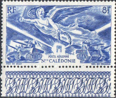 Nle-Caledonie Avion N** Yv: 54 Mi:319 Anniversaire De La Victoire Bord De Feuille - WW2