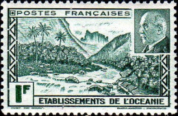 Oceanie Poste N** Yv:138/139 Philippe Pétain Vallée De Fataoua - Neufs