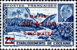 Oceanie Poste N** Yv:169/170 Oeuvres Coloniales Surch Oeuvres Coloniales & Nv Valeurs - Neufs