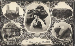 CPA Souvenir De BARR (Cartes La Cigogne). - Barr