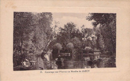 Delcampe - CPA - 91 - JARCY - Canotage Sur L'Yerres Au Moulin De Jarcy - Barque - Yerres