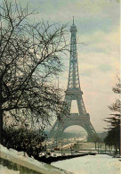 75 - Paris - Tour Eiffel - Pont D'Iena - Hiver Neige - CPM - Voir Scans Recto-Verso - Eiffelturm
