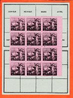 39672  Parti Socialiste Feuille Cotisations 1952 Citoyen Leonce MARTY Secrétaire Guy MOLLET + 12 Vignettes SFIO Neuves - Mitgliedskarten