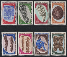 1968 Polinesia, Arte Isole Marquises, Yvert N. 52/58, MNH** - Autres & Non Classés
