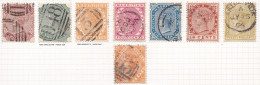 1883-94 MAURITIUS, SG Set 83-90 8 Valori USATO Con Annullo Interessante - Other & Unclassified