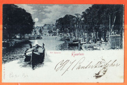 05963 / HAARLEM Noord-Holland Het Spaarme Bleu à La Lune 1900 à Renée DUROS Toulouse-R&J 4769-ng Nederland Pays-Bas - Haarlem