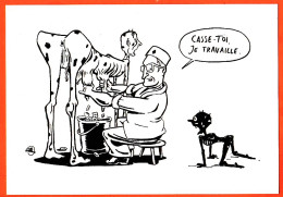 05535 ● AIDES Lutte Contre SIDA Par WILLEM-Casse-Toi Je Travaille- DESSINE MOI Une THERAPIE Cppub 2000 - Salute